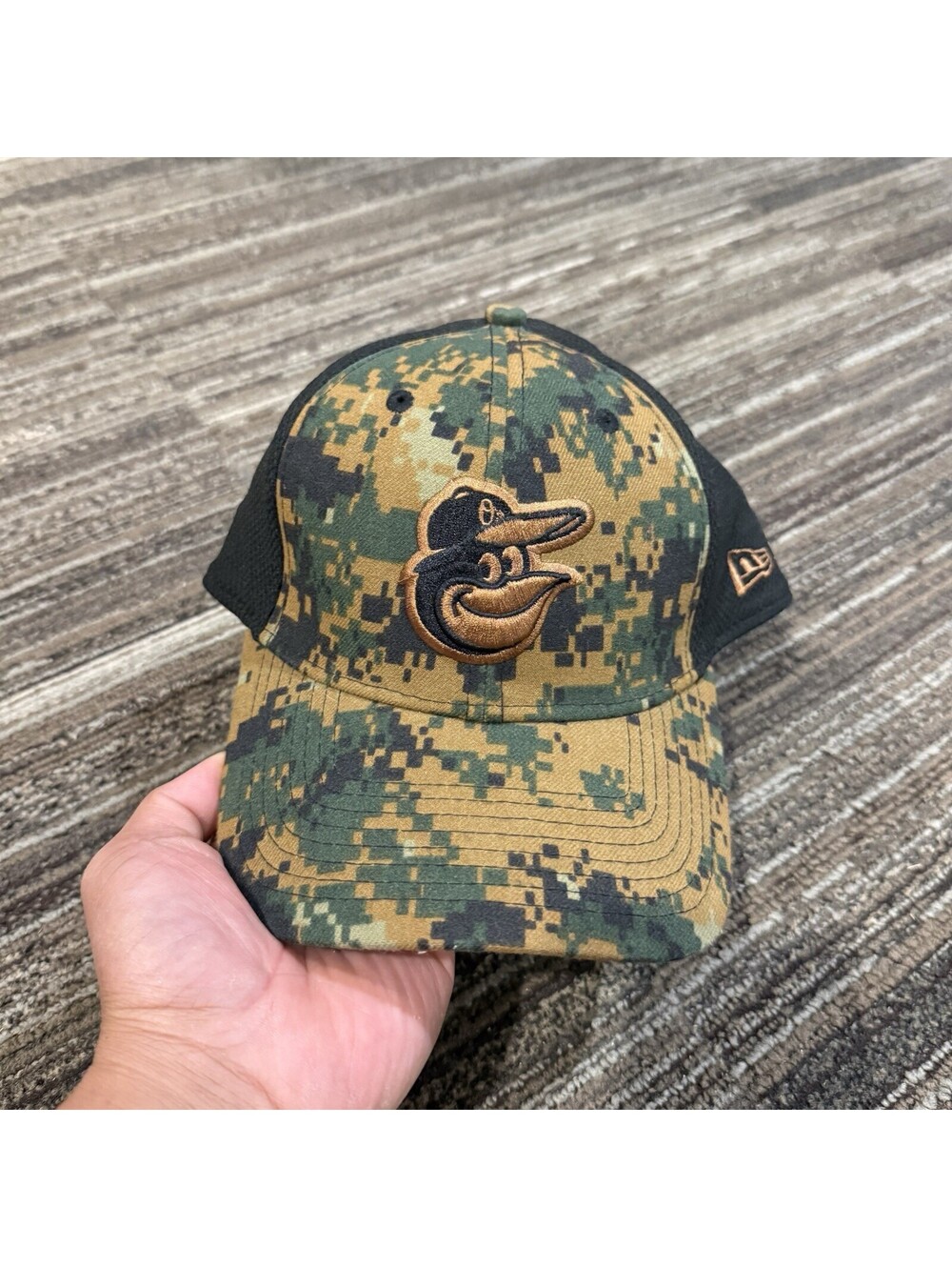 Toronto Blue Jays Baseball Cap Hat Size M/L Camouflage New Era Men’s